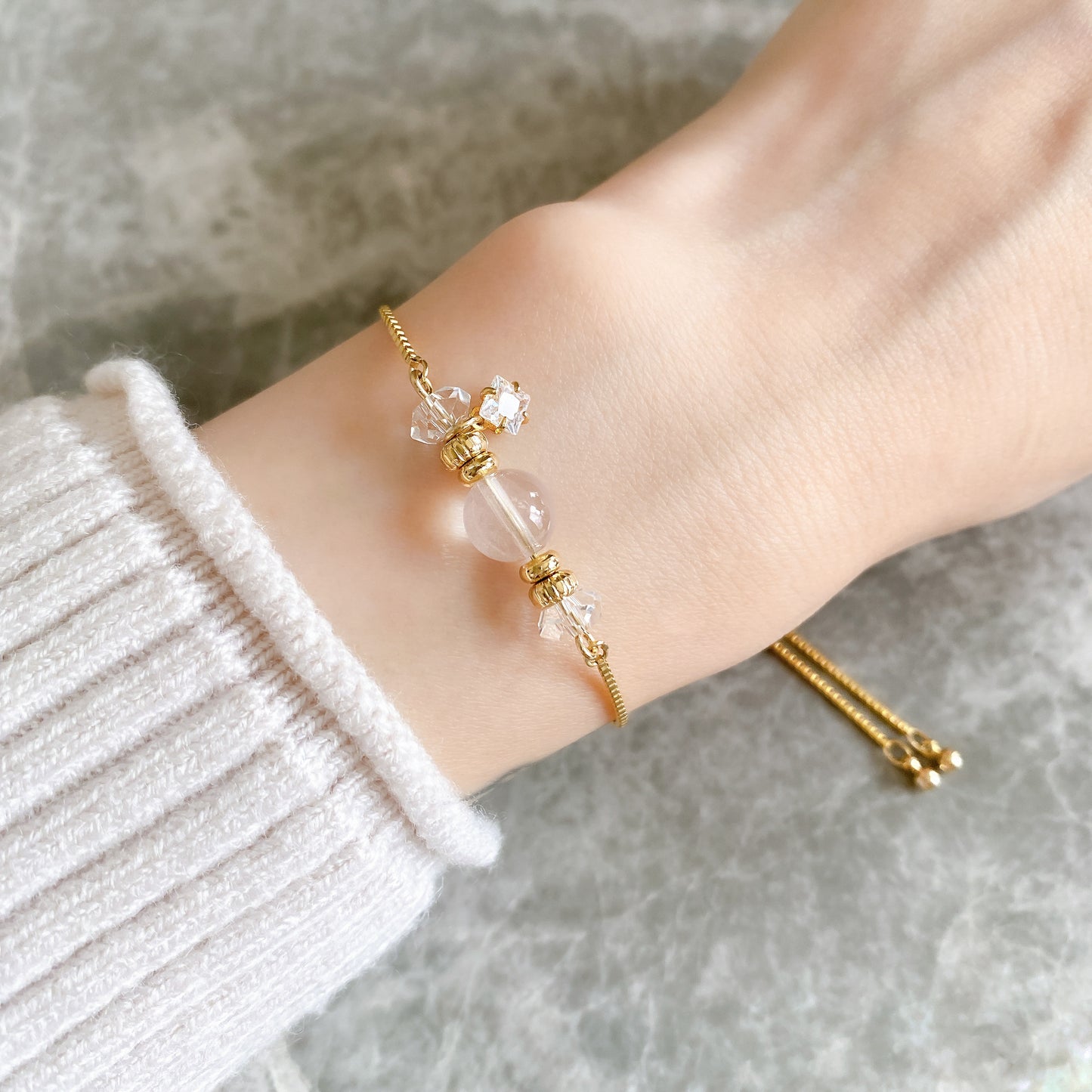 【９月限定】Aldebaran【愛の石 - ローズクォーツ】2本セット🌹