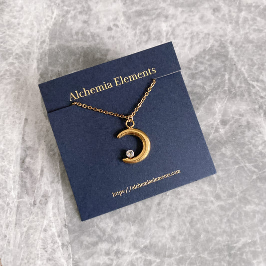 【満月限定🌕】Golden Crescent ネックレス