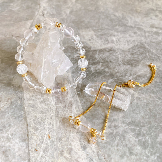【９月限定】Aldebaran【愛の石 - ローズクォーツ】2本セット🌹
