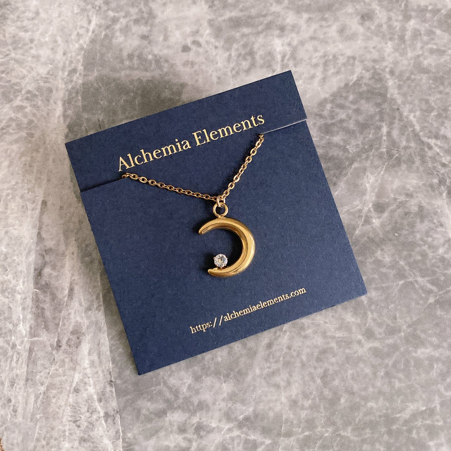 【満月限定🌕】Golden Crescent ネックレス