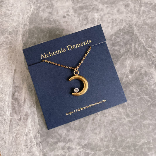 ＼1/3・4解禁／【満月限定🌕】Golden Crescent ネックレス