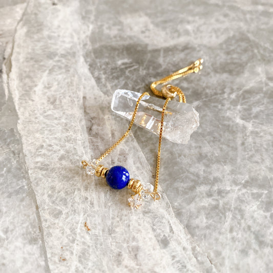 【11月限定】Aldebaran〈叡智の石 - ラピスラズリ〉チェーンタイプ💙