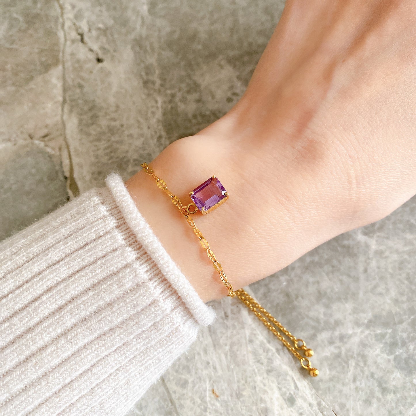 【Astra/数量限定セット】アメジスト・ジュエリーセット｜持ち歩く聖域｜2月誕生石・サージカルステンレス