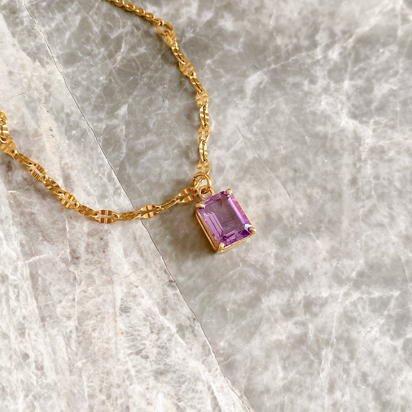 【Astra/数量限定セット】アメジスト・ジュエリーセット｜持ち歩く聖域｜2月誕生石・サージカルステンレス