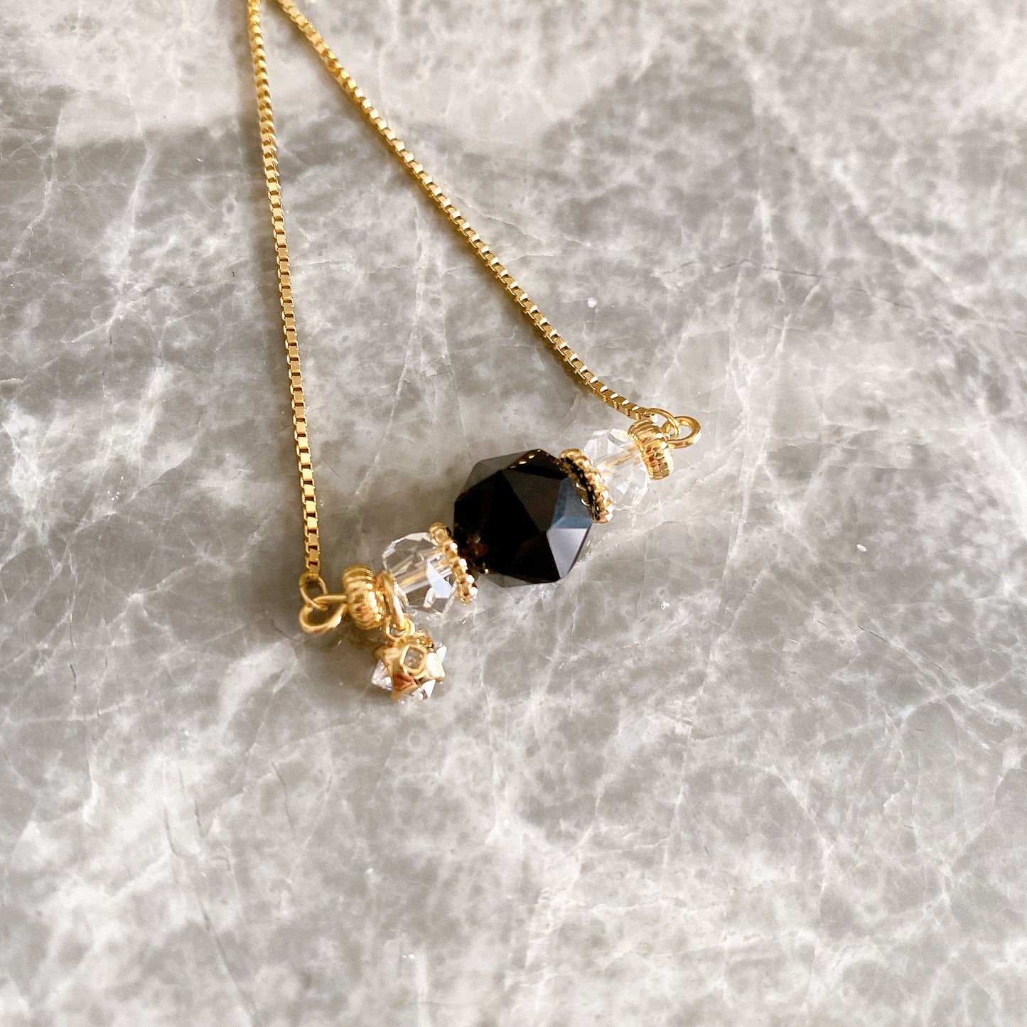 【Simple Series】モリオン・チェーンブレスレット