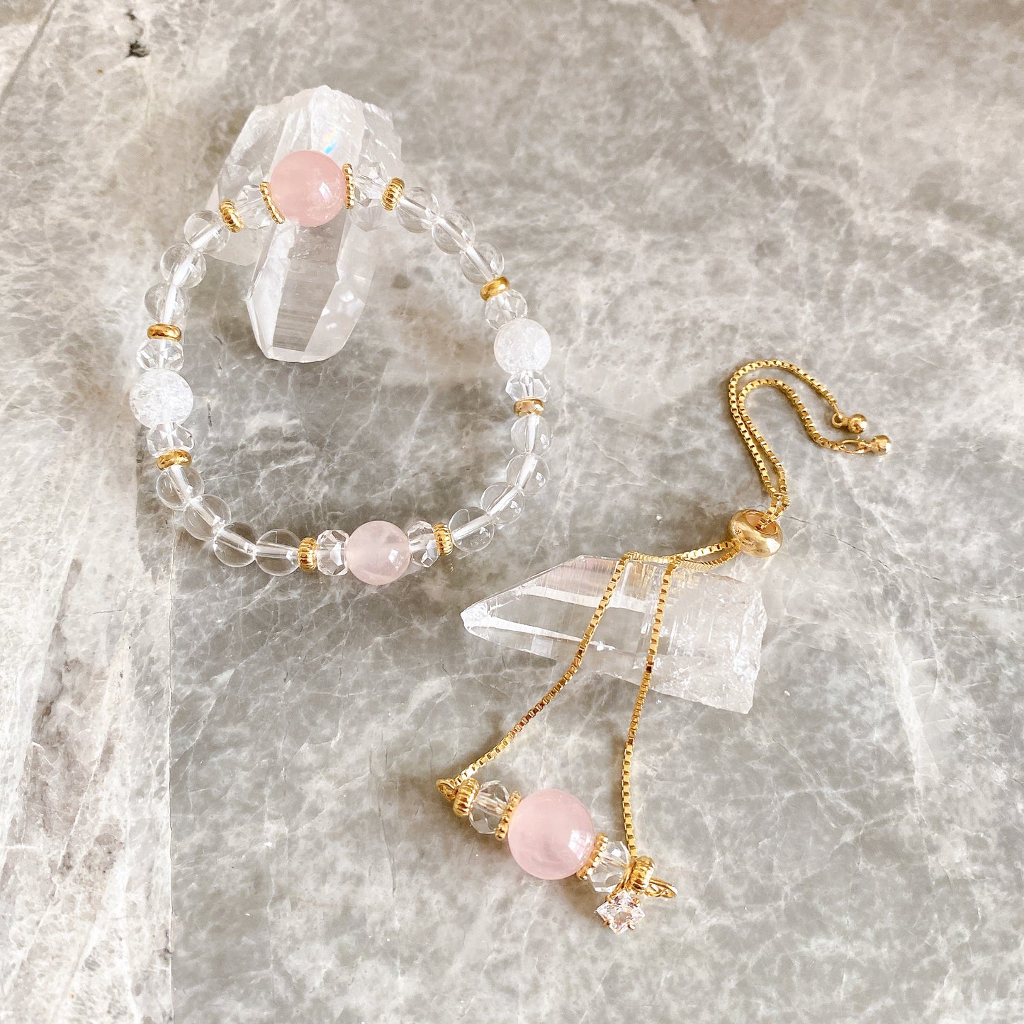 【Simple Series】
ローズクォーツ・コンプリートセット